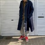 岡山デニム・セルビッジヘンプコットンロング丈ジャケット（ユニセックス）