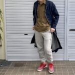 岡山デニム・セルビッジヘンプコットンロング丈ジャケット（ユニセックス）