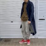 岡山デニム・セルビッジヘンプコットンロング丈ジャケット（ユニセックス）