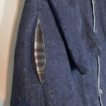 岡山デニム・セルビッジヘンプコットンロング丈ジャケット（ユニセックス）