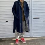 岡山デニム・セルビッジヘンプコットンロング丈ジャケット（ユニセックス）