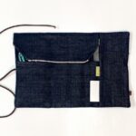 岡山産セルビッジデニム・19oz・ロールペンケース