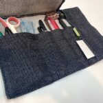 岡山産セルビッジデニム・19oz・ロールペンケース