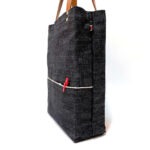 A4トート・ヘビーオンスセルビッチ岡山デニム×イタリア牛本革