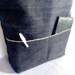 A4トート・ヘビーオンスセルビッチ岡山デニム×イタリア牛本革