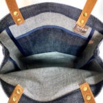 A4トート・ヘビーオンスセルビッチ岡山デニム×イタリア牛本革