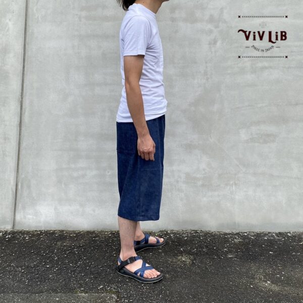 岡山産セルビッジデニム大人用甚平（ユニセックス）・9.5oz・/S〜XL/お祭り、普段着、休日スタイルに。
