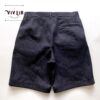 ・9.5oz・クラシックデザインのデニムハーフパンツ｜岡山セルビッチ使用