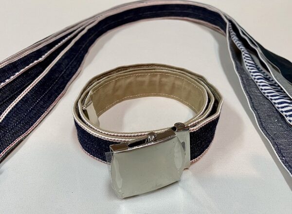 ③岡山産セルビッジデニムと岡山産ツイル生地のGIベルト