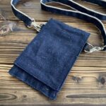 デニム好きのための岡山産セルビッチデニムのスマホショルダー