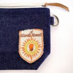 70’sVintageワッペン×岡山産13.5オンスデニムの2WAYスマホショルダー/islandhawaii