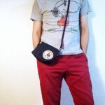 70’sVintageワッペン×岡山産13.5オンスデニムの2WAYスマホショルダー/lakehighlands