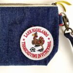 70’sVintageワッペン×岡山産13.5オンスデニムの2WAYスマホショルダー/lakehighlands