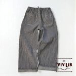 男女兼用 / 岡山セルビッジデニム ヒッコリーイージーパンツ