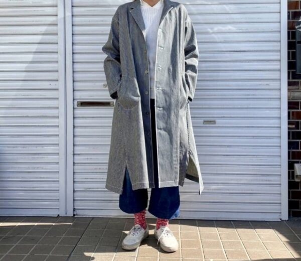 デニム好きのための岡山産セルビッジヒッコリージャケット★ユニセックス