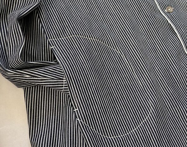 デニム好きのための岡山産セルビッジヒッコリージャケット★ユニセックス