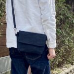 本藍セルビッチ岡山デニムのミニショルダーバッグ