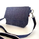 本藍セルビッチ岡山デニムのミニショルダーバッグ