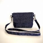 本藍セルビッチ岡山デニムのミニショルダーバッグ