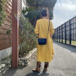 本藍岡山産セルビッジデニムとストライプデニムのミニショルダーバッグ