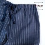 男女兼用 / 岡山産ウォバッシュストライプデニム イージーパンツ