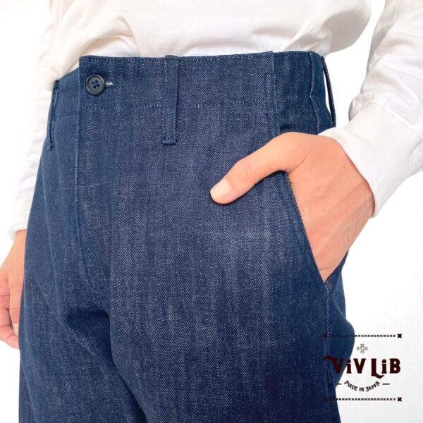 チノフィットセルビッチデニムパンツ〈定番ライン〉/本藍デニム