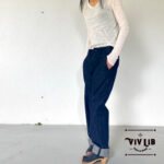 チノフィットセルビッチデニムパンツ〈定番ライン〉/本藍デニム