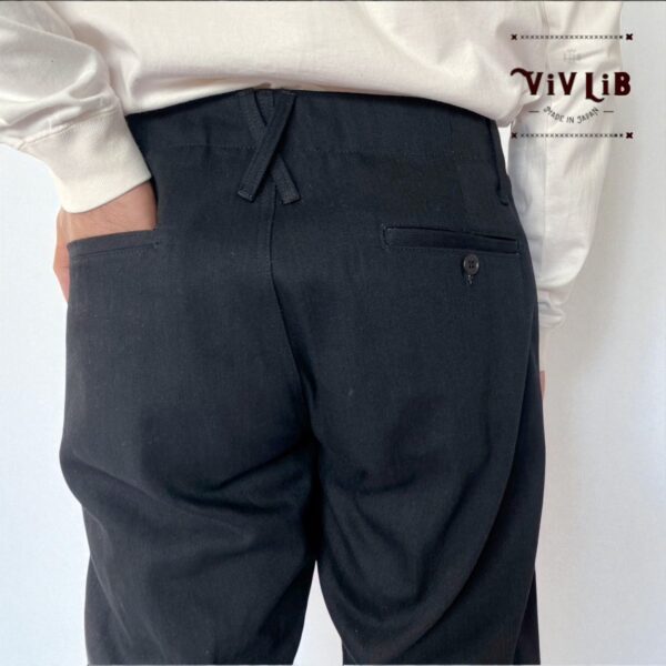 チノフィットセルビッチデニムパンツ〈定番ライン〉/ブラックデニム
