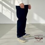 チノフィットセルビッチデニムパンツ〈定番ライン〉/ブラックデニム