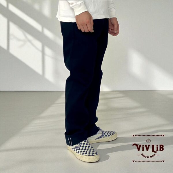 チノフィットセルビッチデニムパンツ〈定番ライン〉/ブラックデニム