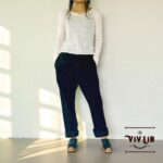 チノフィットセルビッチデニムパンツ〈定番ライン〉/ブラックデニム