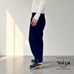 チノフィットセルビッチデニムパンツ〈定番ライン〉/ブラックデニム