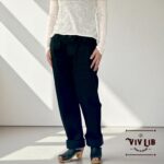 チノフィットセルビッチデニムパンツ〈定番ライン〉/ブラックデニム