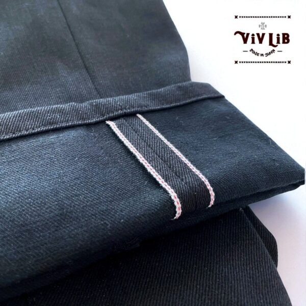 チノフィットセルビッチデニムパンツ〈定番ライン〉/ブラックデニム