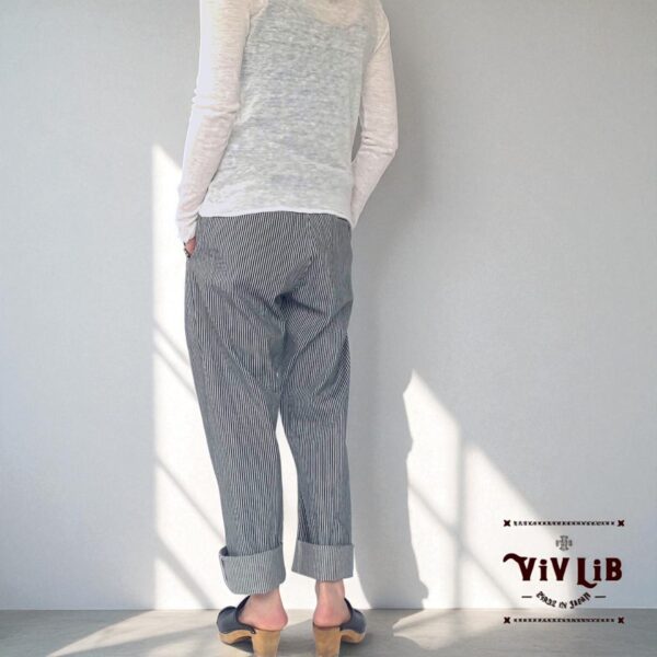 チノフィットセルビッチデニムパンツ〈定番ライン〉/ヒッコリーデニム