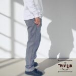 チノフィットセルビッチデニムパンツ〈定番ライン〉/ヒッコリーデニム