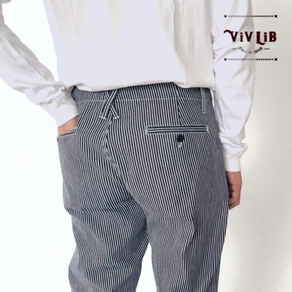 チノフィットセルビッチデニムパンツ〈定番ライン〉/ヒッコリーデニム