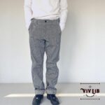 チノフィットセルビッチデニムパンツ〈定番ライン〉/ヒッコリーデニム