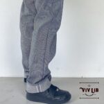 チノフィットセルビッチデニムパンツ〈定番ライン〉/ヒッコリーデニム