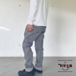 チノフィットセルビッチデニムパンツ〈定番ライン〉/ヒッコリーデニム