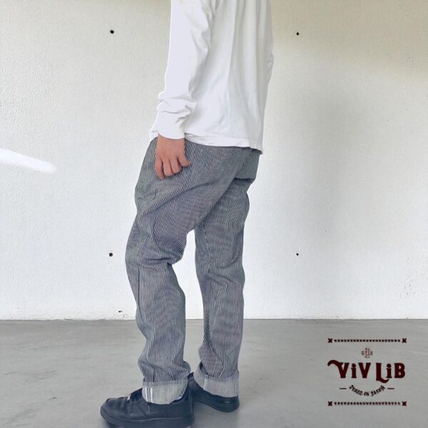 チノフィットセルビッチデニムパンツ〈定番ライン〉/ヒッコリーデニム