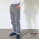 チノフィットセルビッチデニムパンツ〈定番ライン〉/ヒッコリーデニム