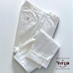 チノフィットセルビッチデニムパンツ〈定番ライン〉/ホワイトデニム