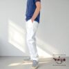 チノフィットセルビッチデニムパンツ〈定番ライン〉/ホワイトデニム