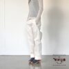 チノフィットセルビッチデニムパンツ〈定番ライン〉/ホワイトデニム