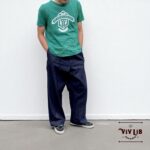 岡山セルビッチデニム　リラックスドロストパンツ