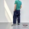 岡山セルビッチデニム リラックスドロストパンツ