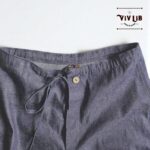 岡山セルビッチデニム　リラックスドロストパンツ