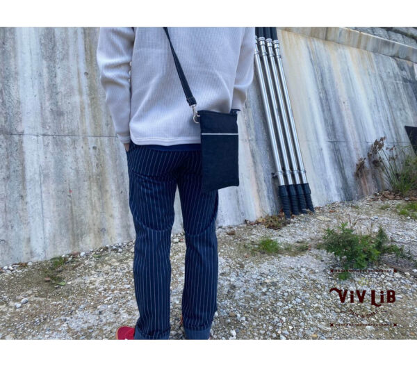 セルビッチデニムのサコッシュ・13.5oz・スマホショルダー