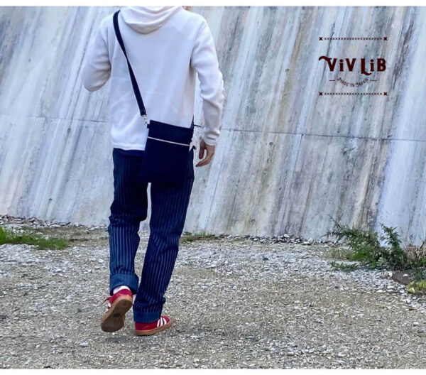 セルビッチデニムのサコッシュ・13.5oz・スマホショルダー